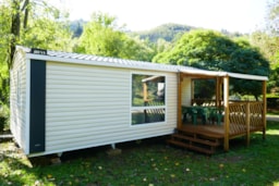 Accommodation - Mobile Home Irm Loggia 25 M² 2 Bedrooms - Camping Le Ventadour