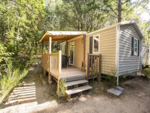Locatif - Privilege Cottage Frêne Wald  2 ch. - Camping La Marette Sites & Paysages