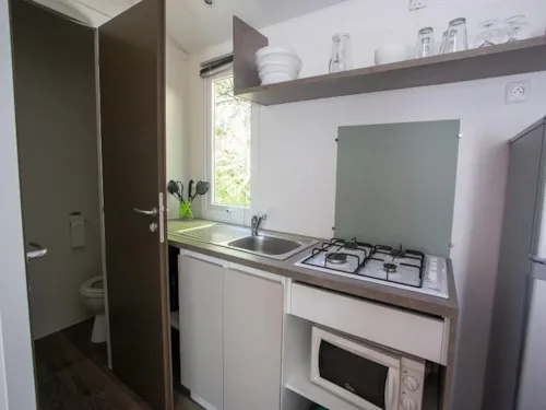 Mietunterkunft - Privilege Cottage Frêne 2 Ch. - image n°3 - Camping La Marette Sites & Paysages