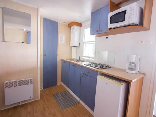 Mietunterkunft - Klassisches Mobilheim Myrtille 2 Ch. - image n°2 - Camping La Marette Sites & Paysages