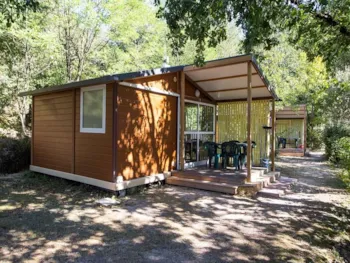 Mietunterkunft - Klassiches Chalet Chêne 2 Ch. - Camping La Marette Sites & Paysages
