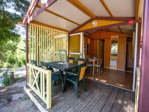 Mietunterkunft - Komfort Chalet Douglas 2 Ch. - image n°2 - Camping La Marette Sites & Paysages