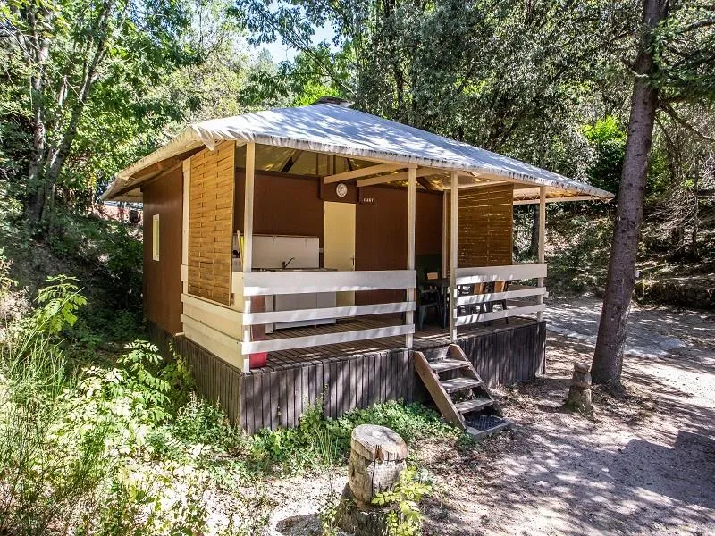 Huuraccommodatie(s) - Insolite Chalet Cèpes 2 Ch. - Camping La Marette Sites & Paysages