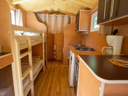Mietunterkunft - Planwagen Insolite Nature Tanargue 1Ch. - image n°4 - Camping La Marette Sites & Paysages