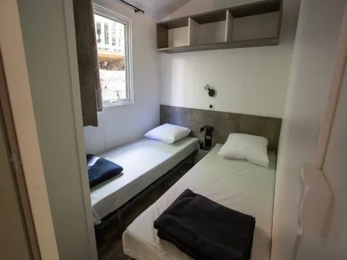 Mietunterkunft - Premium Cottage Chanterelle Trio 3 Ch. Wald - Tv - Spulmaschine - Wifi - image n°7 - Camping La Marette Sites & Paysages