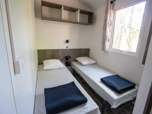 Mietunterkunft - Premium Cottage Chanterelle Trio 3 Ch. Wald - Tv - Spulmaschine - Wifi - image n°8 - Camping La Marette Sites & Paysages