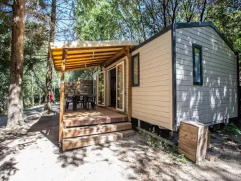 Mietunterkunft - Premium Cottage Chanterelle Duo 2Ch. - Tv - Camping La Marette Sites & Paysages