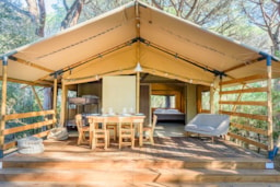 Accommodation - Big Country Lodge Tent - Petfriendly - Camping Maremma Sans Souci