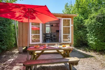 Mietunterkunft - Bungalow Tithome Ohne Sanitar - 20 M² - 2 Schlafzimmer - Clico Chic - Camping Trelachaume