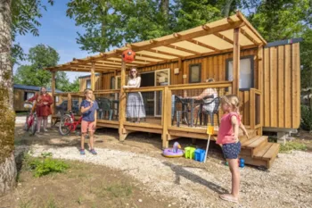 Mietunterkunft - Mobilheim Super Family Top Presta - 40 M² - 4 Schlafzimmer - Clico Chic - Camping Trelachaume