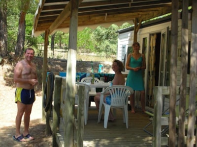 Mobilhome le Lavandou - sheltered terrace