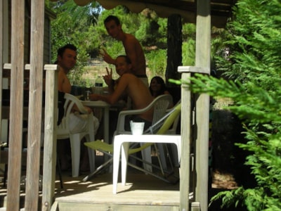 Mobilhome Cabasson - sheltered terrace