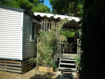 Location - Mobil-Home Cabasson - Terrasse Couverte - Camping Lou Cabasson
