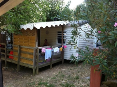 Mobilhome le Lavandou - sheltered terrace