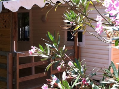 Mobilhome le Lavandou - sheltered terrace