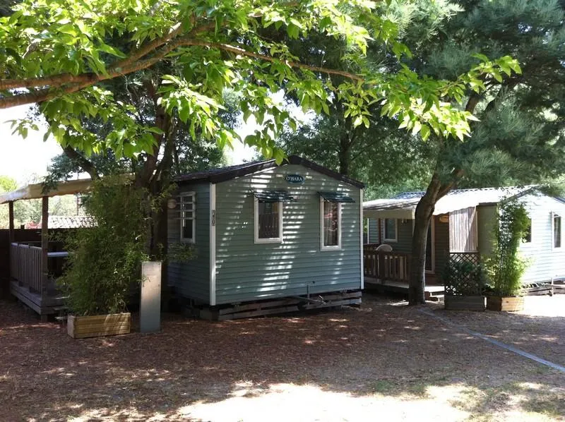 Location - Mobil-Home L'estagnol - Terrasse Couverte - - Camping Lou Cabasson