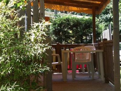Mobile home l'Estagnol - sheltered terrace -