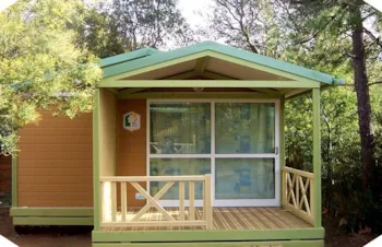 Location - Chalet La Favière - Terrasse Couverte - Camping Lou Cabasson