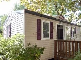 Location - Mobil-Home Le Lavandou - Terrasse Couverte - Camping Lou Cabasson