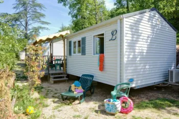 Location - Mobil-Home Le Brégançon - Terrasse Couverte - Camping Lou Cabasson