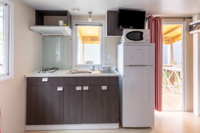 Mobile home l'Estagnol - sheltered terrace -