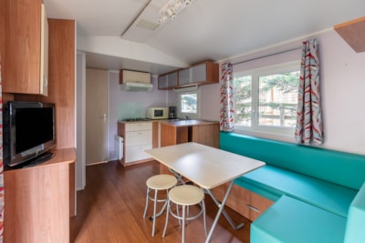 Mobilhome le Pellegrin - sheltered terrace