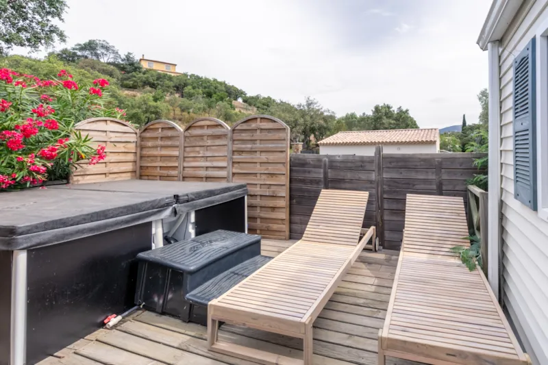 Mobil-Home Le Baou  Spa - 33M² - 3 Chambres - Terrasse Couverte 15M²