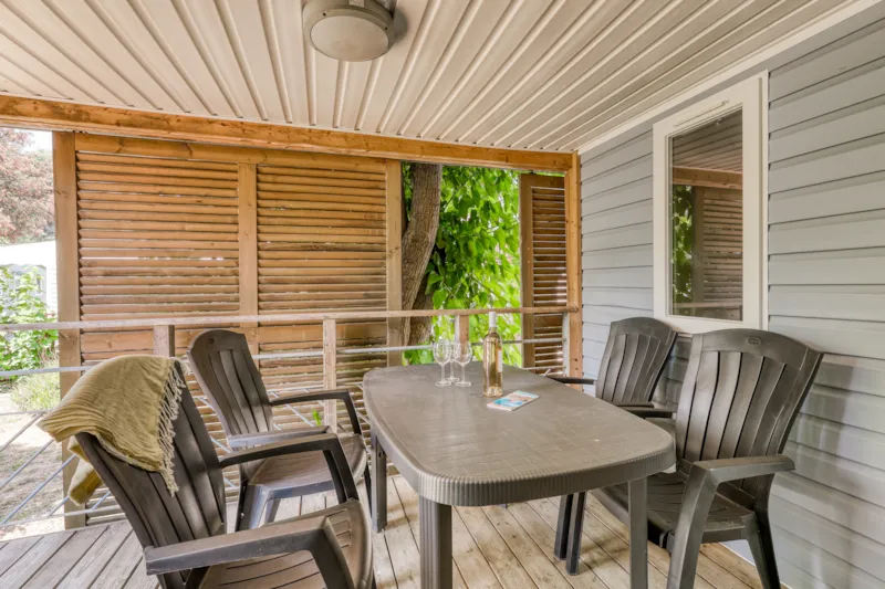 Mobil-Home  Cabasson Supérieur - 30M² - 2 Chambres - Terrasse Couverte 12M²