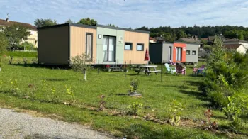 Mietunterkunft - Mobilheim Louisiane Taos (Grand Confort) 2 Zimmer - Camping Le Bosquet