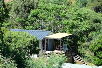 Mietunterkunft - Mobilheim Evasion 2 Privilege - 30M² - 1 Schlafzimmer + Terrasse - Meersicht - Camping Cros de Mouton