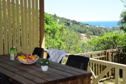 Accommodation - Chalet Luxe - 50M² - 2 Bedrooms - Terrace - Seaview - Privilege - Camping Cros de Mouton