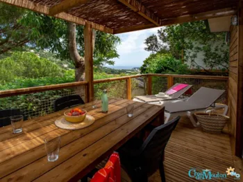 Mietunterkunft - Cottage Nature - 40M² - 3 Schlafzimmer - Seeblick - New 2023 - Prestige - Camping Cros de Mouton