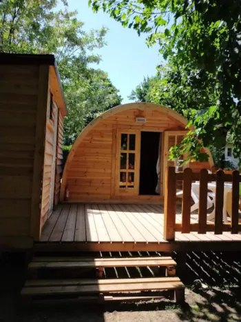 Mietunterkunft - Chalet Pod 3 Personnes - Camping de la Vallée du Doux