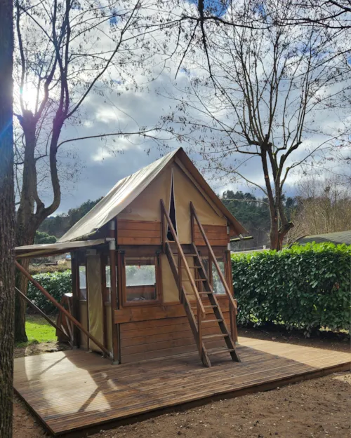 Mietunterkunft - Hochsitzzelt - image n°1 - Camping de la Vallée du Doux