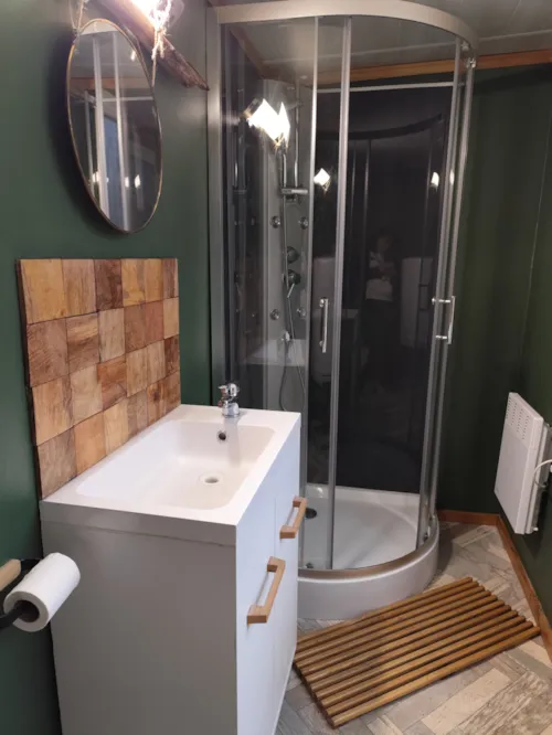 Accommodation - Chalet Pod 3 Personnes - image n°4 - Camping de la Vallée du Doux
