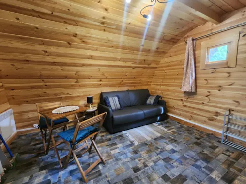 Accommodation - Chalet Pod 2 Personnes - image n°2 - Camping de la Vallée du Doux