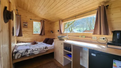 Huuraccommodatie(s) - Salon - image n°4 - Camping de la Vallée du Doux