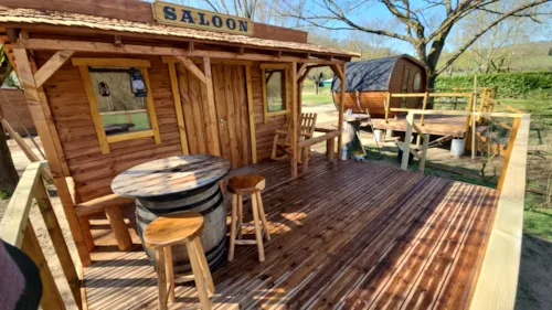 Huuraccommodatie(s) - Salon - image n°2 - Camping de la Vallée du Doux