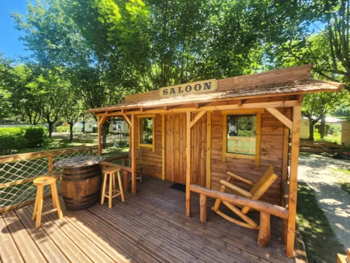 Huuraccommodatie(s) - Salon - image n°1 - Camping de la Vallée du Doux