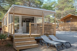 Mietunterkunft - Mobilheim Ciela Confort Bay - 2 Zimmer - Camping La Farigoulette