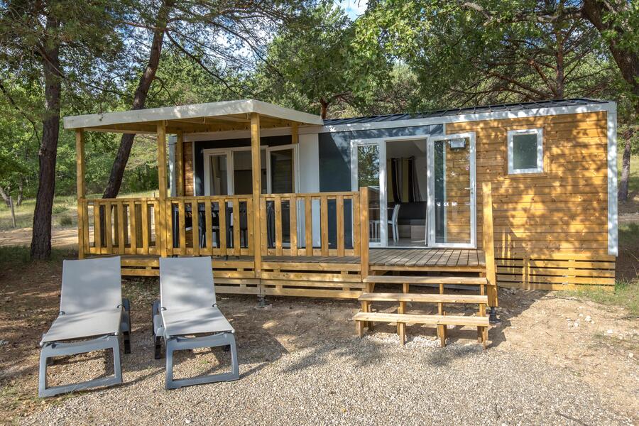 Location - Mobil Home Ciela Confort - 2 Chambres - Ciela Village Camping La Farigoulette