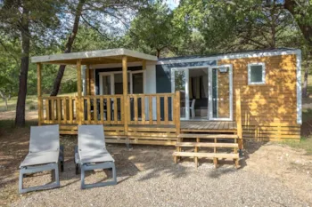 Mietunterkunft - Mobilheim Ciela Confort - 2 Zimmer - Camping La Farigoulette