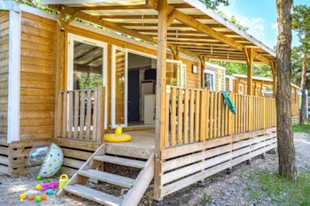Mietunterkunft - Mobilheim Ciela Privilège - 2 Schlafzimmer - 2 Badezimmer - Camping La Farigoulette