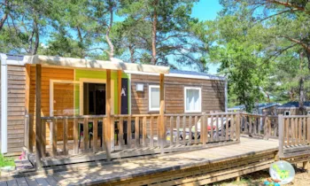 Mietunterkunft - Mobilheim Ciela Confort Behindertengerecht - 2 Schlafzimmer - Camping La Farigoulette
