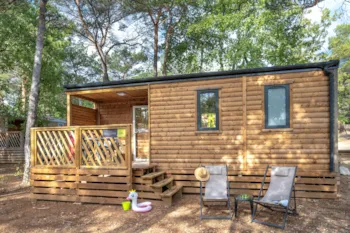 Mietunterkunft - Mobilheim Ciela Confort Compact - 2 Schlafzimmer - Camping La Farigoulette