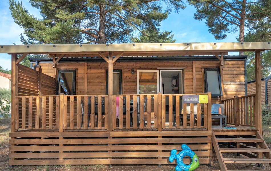Location - Mobil Home Ciela Confort Compact - 3 Chambres - Ciela Village Camping La Farigoulette