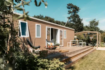 Mietunterkunft - New - Mobilheim Ciela Privilège - 4 Schlafzimmer - 2 Badezimmer - Grill - Camping La Farigoulette