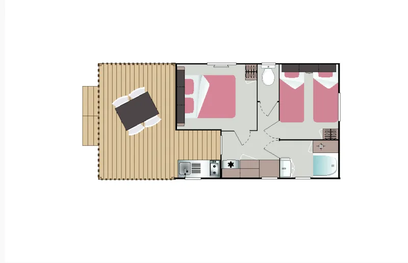 Mobilodge - 2 Chambres