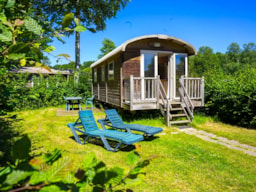 Location - Roulotte - 2 Chambres - Camping Seasonova La Forêt