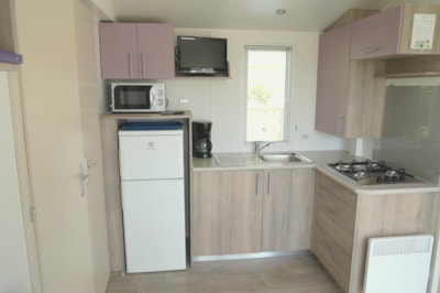 Mobil-home CORVETTE 27 m² (2010-2014) + Half-covered terrace 8m² — 3